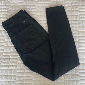 H&M &denim Black Super Skinny High Waist Ankle Length Jeans, Size 29